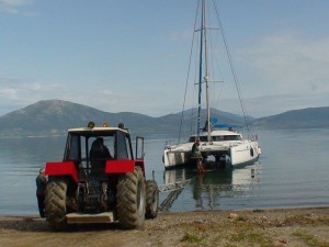 DimStef Marine Services Launch and Hauling Boat